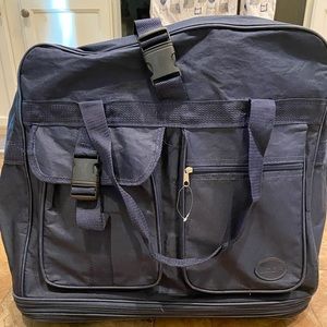 Multi Tiered Collapsible Expandable Wheeled Travel Duffle Bag w/Pockets